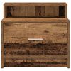 vidaXL Nachttische mit Schubladen 2 Stk. Altholz-Optik 51x31x47 cm