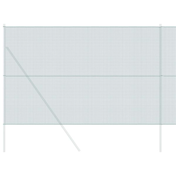 vidaXL Geschwei&szlig;ter Drahtzaun Gr&uuml;n 1,6 x 10 m