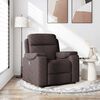 vidaXL Relaxsessel Dunkelbraun Stoff