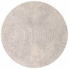 vidaXL Innenteppich GALATI Beige &Oslash; 120 CM Polyester