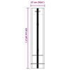 vidaXL Sands&auml;cke 50 pcs Dunkelgr&uuml;n 120 x 27 cm HDPE