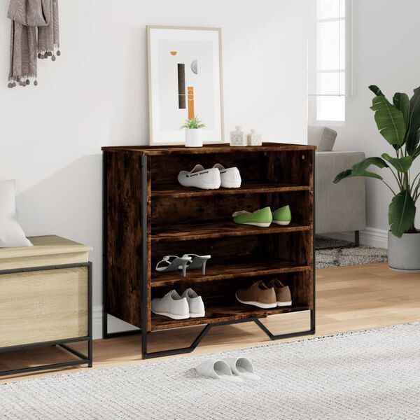 vidaXL Schuhregal R&auml;uchereiche 80x38x78 cm Holzwerkstoff