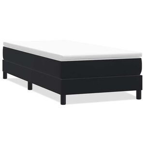vidaXL Boxspringbett ohne Matratze Schwarz 100x210 cm Samt