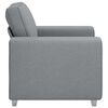 vidaXL Sofa Hellgrau 100 x 80 x 82 cm Stoff