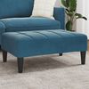 vidaXL Fu&szlig;hocker Blau 77x55x31 cm Samt