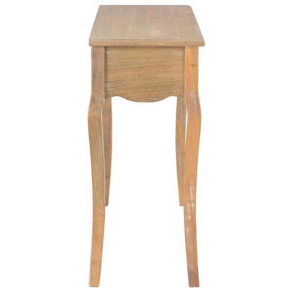 vidaXL Konsolentisch mit 2 Schubladen 110x35x76cm Massives Kiefernholz