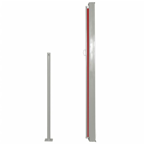vidaXL Seitenmarkise 180x300 cm Rot