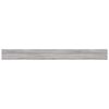 vidaXL Wandregale 4 Stk. Grau Sonoma 100x10x1,5 cm Holzwerkstoff