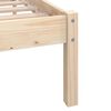 vidaXL Massivholzbett Kiefernholz 100x200 cm