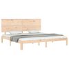 vidaXL Massivholzbett ohne Matratze 200x200 cm Kiefer