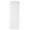 vidaXL Highboard-Oberteil MOLDE Wei&szlig; 90x35x100 cm Massivholz Kiefer
