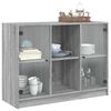 vidaXL Sideboard Grau Sonoma 102x37x75,5 cm Holzwerkstoff