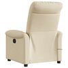vidaXL Massagesessel Elektrisch Creme Stoff