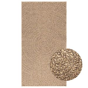 vidaXL Teppich 80x150 cm Jute-Optik Innen und Au&szlig;en