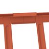 vidaXL Dachschneeschild Rot 1200 x 2,5 x 20 cm Stahl