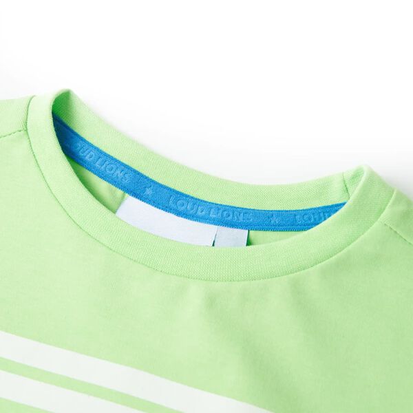 Kinder T-Shirt Neongr&uuml;n 92