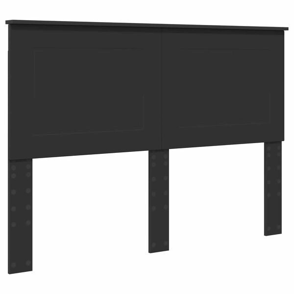 vidaXL Kopfteil Schwarz Eichen-Optik 160 cm Holzwerkstoff