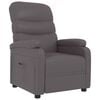 vidaXL Relaxsessel Grau Kunstleder