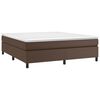 vidaXL Boxspringbettgestell Braun 180x200 cm Kunstleder