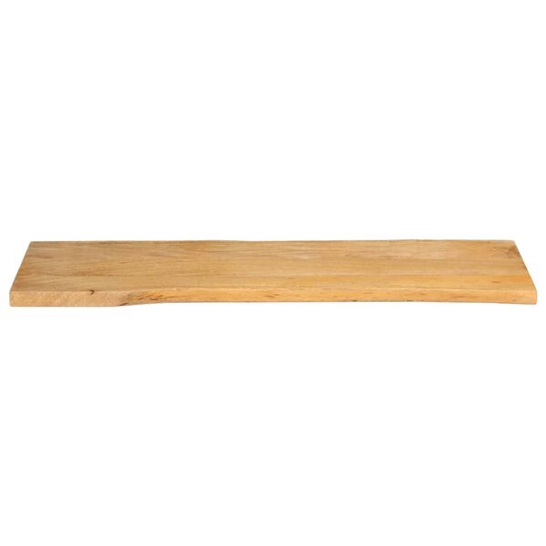 vidaXL Tischplatte mit Baumkante 140x40x2,5 cm Massivholz Mango