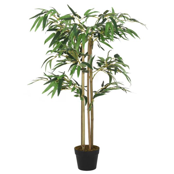vidaXL Bambusbaum K&uuml;nstlich 760 Bl&auml;tter 120 cm Gr&uuml;n