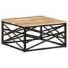 vidaXL Couchtisch 68 x 68 x 35 cm Massivholz Mango
