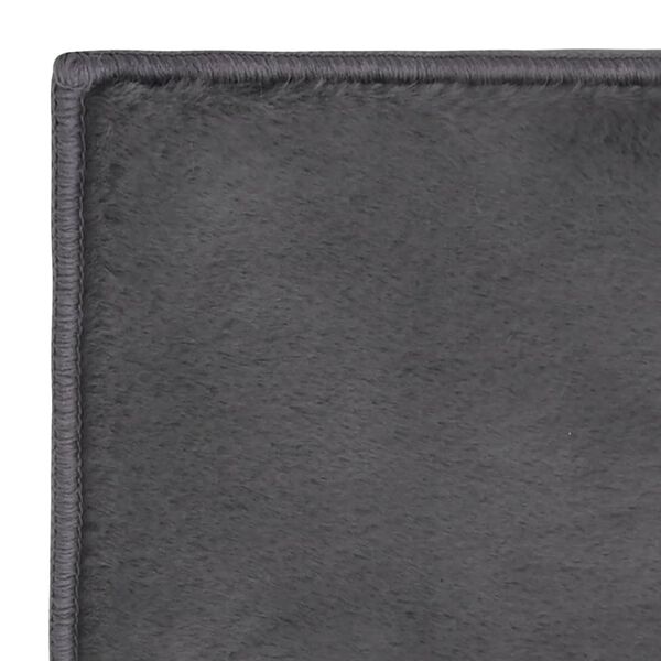 vidaXL Teppich Kunstkaninchenfell 200x300 cm Anthrazit