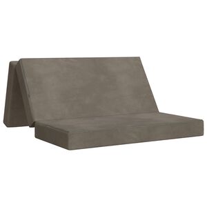vidaXL Klappsofa Bett 140 x 67 x 45 cm Hellgrau