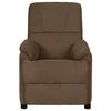 vidaXL Massagesessel Braun Wildleder-Optik