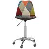 vidaXL Esszimmerst&uuml;hle 4 Stk. Drehbar Patchwork Stoff