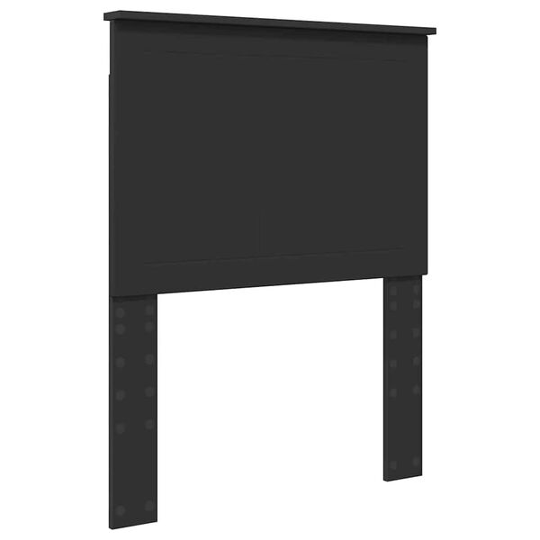 vidaXL Kopfteil mit Kopfteil Schwarz Eichen-Optik 75 cm Holzwerkstoff