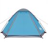vidaXL Kuppel-Campingzelt 2 Personen Blau Wasserdicht