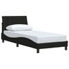 vidaXL Bettgestell ohne Matratze "Hanko" Schwarz 90x190 cm Stoff