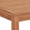 vidaXL 9-tlg. Garten-Essgruppe Massivholz Teak