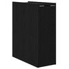 vidaXL Badezimmerm&ouml;bel-Set Schwarz Eichen-Optik 80 x 18 x 60 cm
