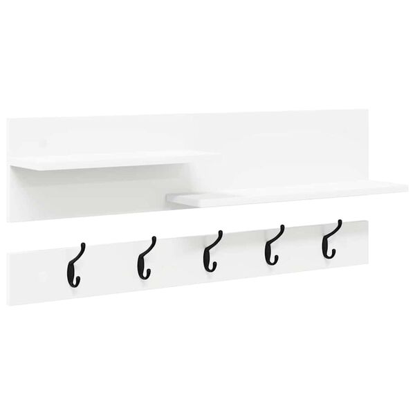vidaXL Wandmontierter nachttisch Wei&szlig; 90 x 15 x 36 cm Holzwerkstoff