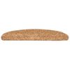 vidaXL Stufenmatten 20 Stk. 65x21x4 cm Beige Halbrund Gro&szlig;