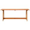 vidaXL Bank Outdoor Braun 119 x 47 x 35 cm Massives Kiefernholz