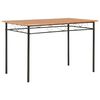 vidaXL Esstisch Braun 120&times;70&times;75 cm MDF