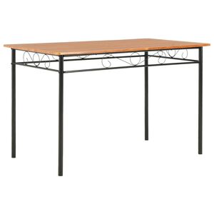 vidaXL Esstisch Braun 120&times;70&times;75 cm MDF