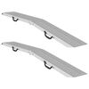 vidaXL Laderampe 2 pcs Silber 186 x 23 x 4,5 cm Verzinkter Stahl