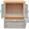 vidaXL Seitenschrank Mehrfarbig 46 x 34 x 55,5 cm Paulownia-Holz