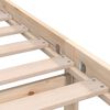vidaXL Massivholzbett Kiefernholz 90x200 cm