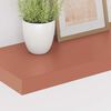 vidaXL Wandregal Wandmontiert 2 pcs Rot 50 x 23 x 4 cm Holzwerkstoff