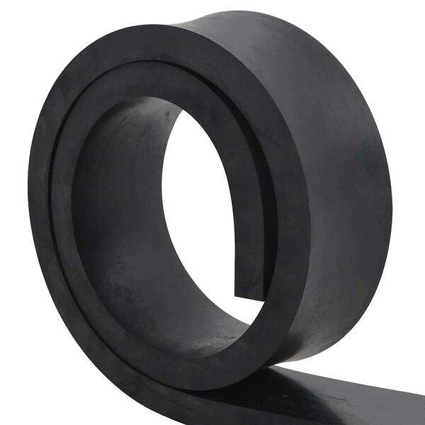 vidaXL Gummileiste f&uuml;r Schneepflug Schwarz 200x8x2 cm