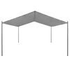 vidaXL Gartenpavillon Stahl 400 x 400 x 260 cm Anthrazit