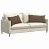 vidaXL Sofakissen 2 pcs Braun 80 x 40 cm Stoff
