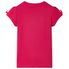 Kinder-T-Shirt Knallrosa 128