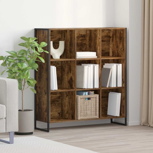 vidaXL B&uuml;cherregal Raucharbe 99,5 x 30 x 108,5 cm Holzwerkstoff
