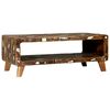 vidaXL Couchtisch 90 x 50 x 35 cm Massives upgecyceltes Holz